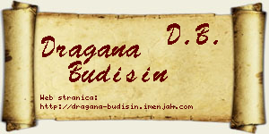 Dragana Budišin vizit kartica